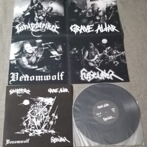 WHIPSTRIKER (Br.) / VENOMWOLF (Br.) / GRAVE ALTAR (UK) / FLAGELADOR (UK) _ FOUR BAND SPLIT